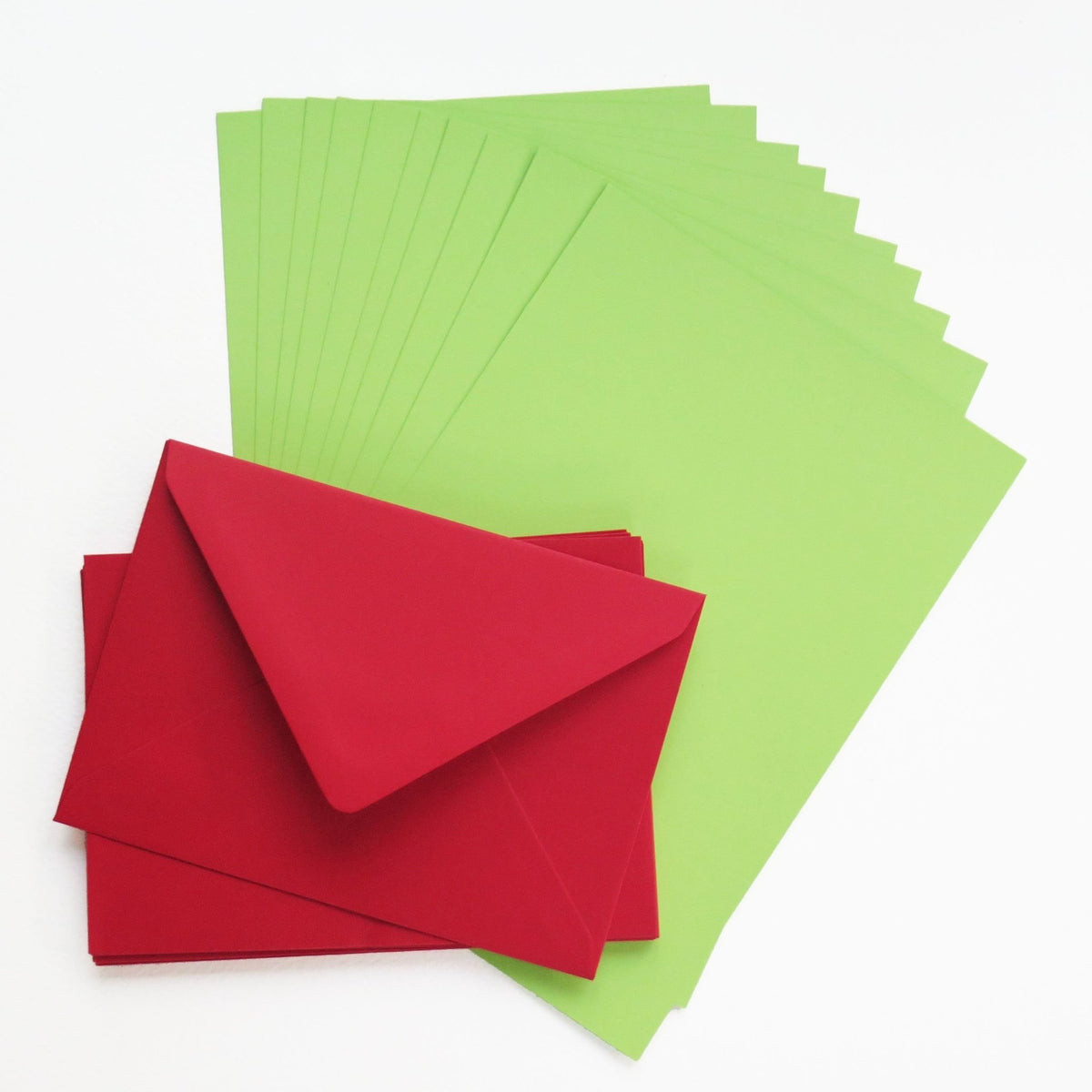 Card making set 10-pack - blank cards and envelopes - for all ages