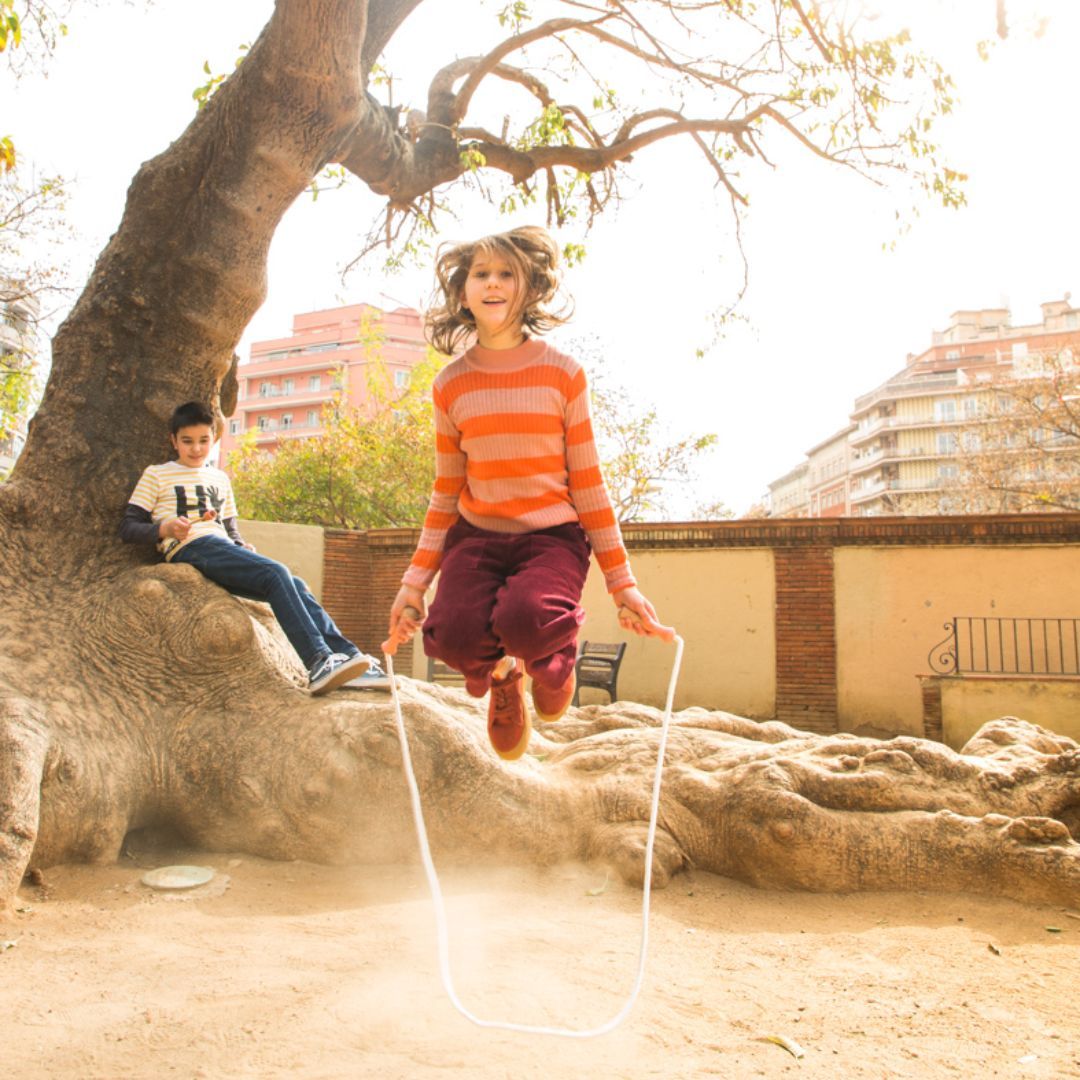 Childrens wooden skipping ropes hot sale