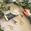 Load image into Gallery viewer, Stitched Christmas Tree Decoration Kit - Cotton Twist