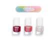 Load image into Gallery viewer, Water-based and peelable nail polishes set 3 shades + Nail File -Fruity Sorbet