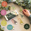Load image into Gallery viewer, Stitched Christmas Tree Decoration Kit - Cotton Twist