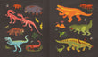 Load image into Gallery viewer, DINOSAURS STICKEROLOGY