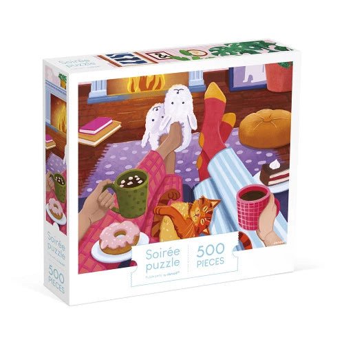 By The Fire - 500 Piece Jigsaw Puzzle - jiminy eco - toys