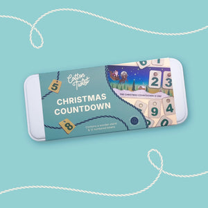 Christmas Countdown Calendar Chart - Cotton Twist - jiminy eco - toys