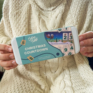 Christmas Countdown Calendar Chart - Cotton Twist - jiminy eco - toys