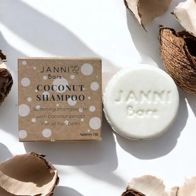 Coconut Shampoo Bar - All Hair Types - jiminy eco - toys