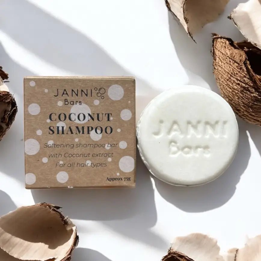 Coconut Shampoo Bar - All Hair Types - jiminy eco - toys