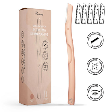 Bamboozy Metal Dermaplaning Eyebrow Facial Razors