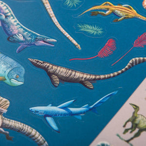 Dino Stickers Set (100 removable Stickers), age 3+ - jiminy eco - toys
