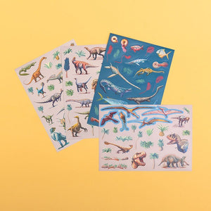 Dino Stickers Set (100 removable Stickers), age 3+ - jiminy eco - toys