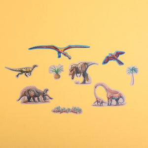 Dino Stickers Set (100 removable Stickers), age 3+ - jiminy eco - toys