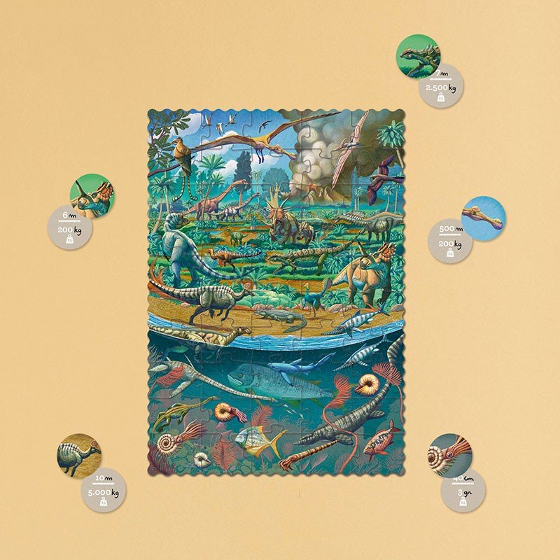 Dinosaurs Tiny Jigsaw - jiminy eco - toys