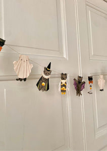 Dressed Up Bats - Halloween Paper Decoration - jiminy eco - toys