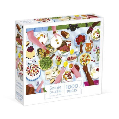 Family Meal - 1000 Piece Jigsaw Puzzle - jiminy eco - toys