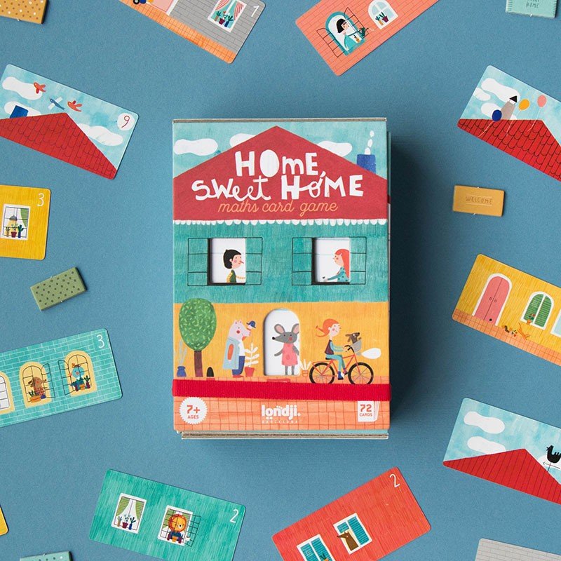 Home Sweet Home - Maths Card Game 7yrs+ - jiminy eco - toys