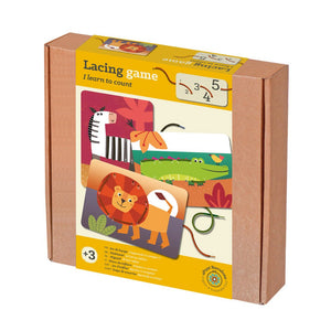 I Learn to Count - Lacing Game - jiminy eco - toys