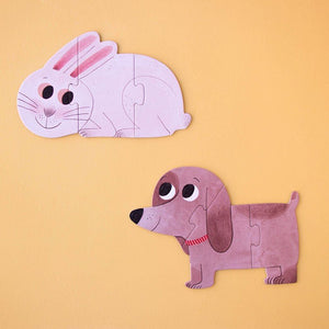 I Love My Pets - Set of 7 Reversible Jigsaws - jiminy eco - toys