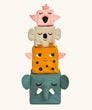 Load image into Gallery viewer, Jungle Life Stacking Cubes - jiminy eco - toys