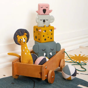 Jungle Life Stacking Cubes - jiminy eco - toys