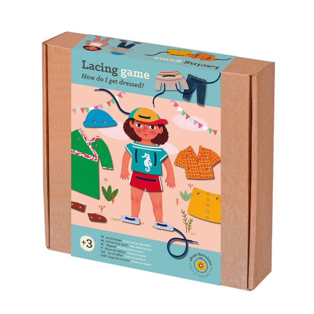 Lacing Game - How do I get dressed? - jiminy eco - toys