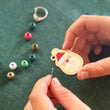 Load image into Gallery viewer, Make You Own Santa Claus Keyring - Cotton Twist - jiminy eco - toys