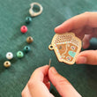Load image into Gallery viewer, Make Your Own Gingerbread House Keyring- Cotton Twist - jiminy eco-toys