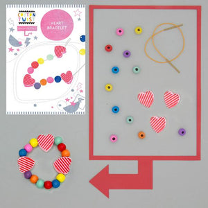 Make Your Own Heart Bracelet - jiminy eco - toys