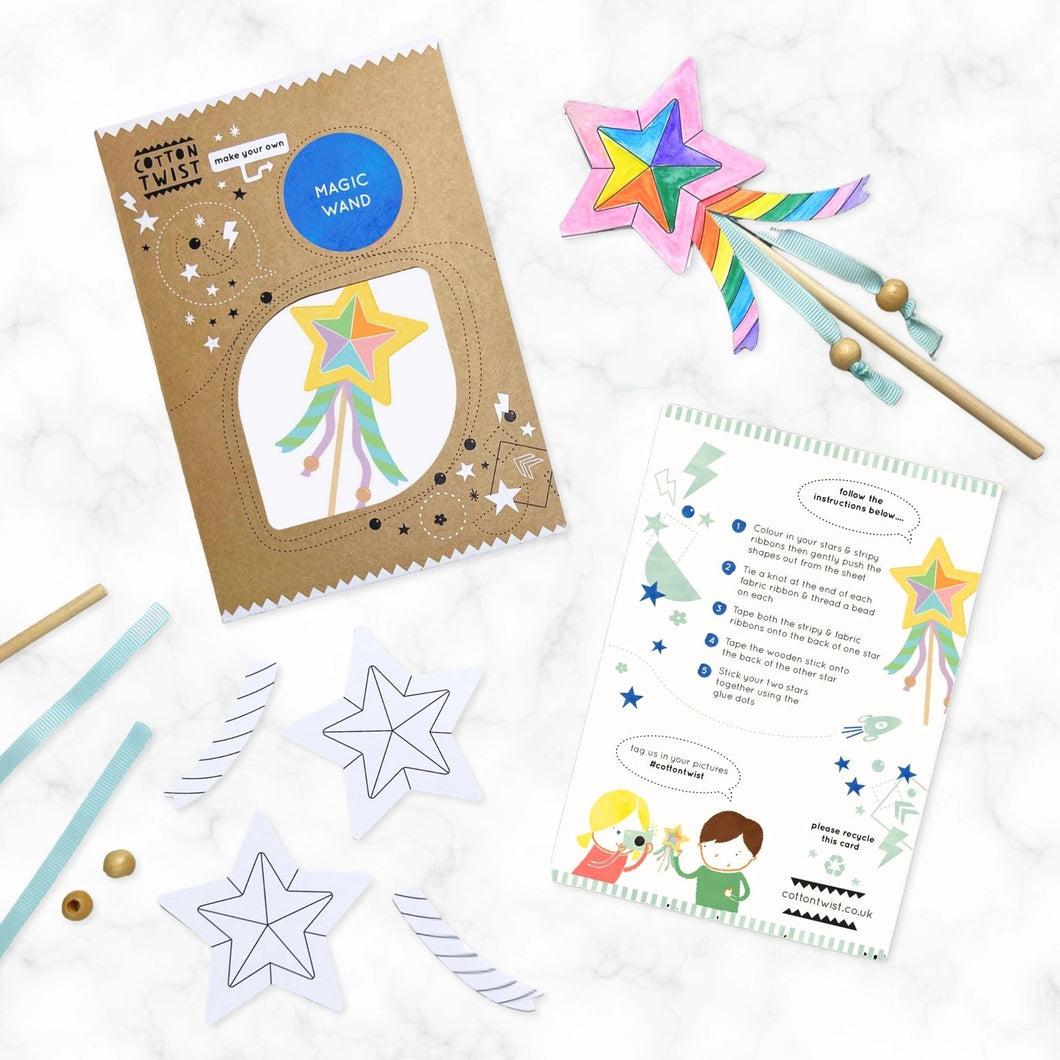 Make Your Own Magic Wand - jiminy eco - toys