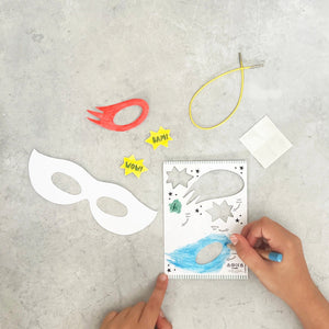 Make Your Own Superhero Mask - jiminy eco - toys