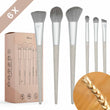 Load image into Gallery viewer, Bamboozy Makeup Brushes Set Wheatstraw