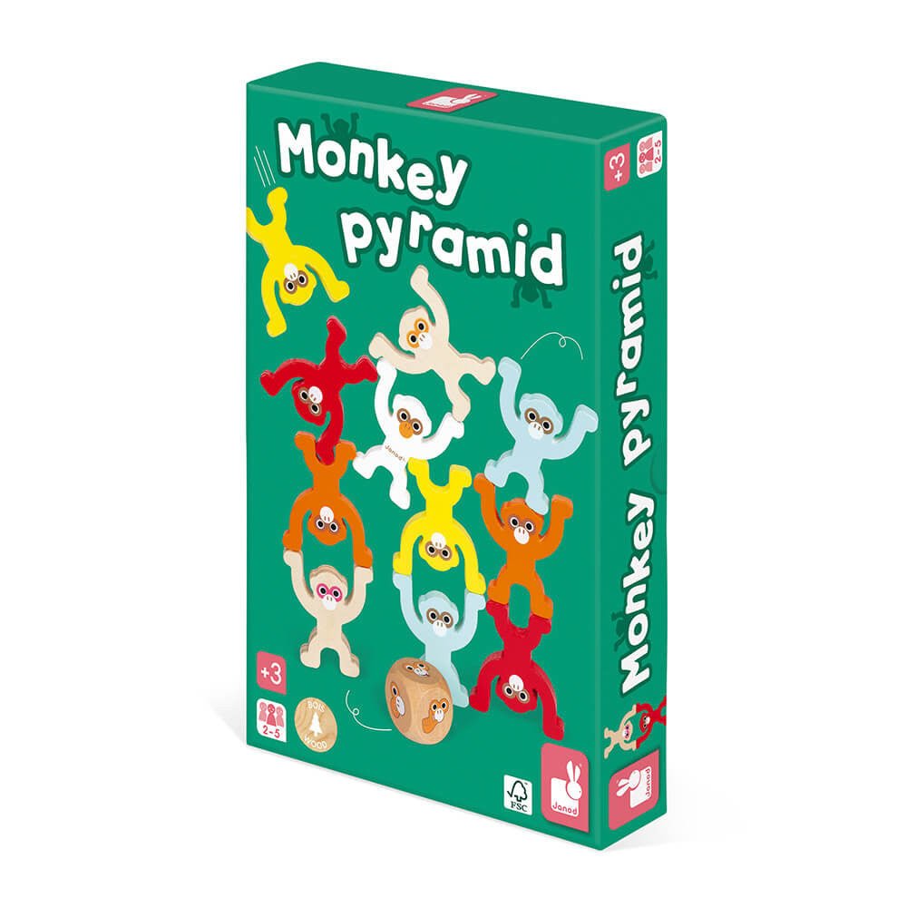 Monkey Pyramid - A family Game - jiminy eco - toys
