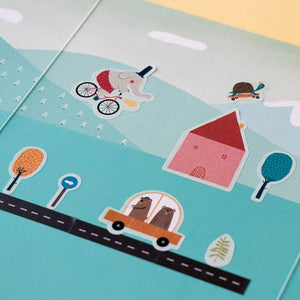 My City Stickers Set (150 removable Stickers), age 3+ - jiminy eco - toys