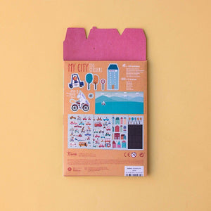 My City Stickers Set (150 removable Stickers), age 3+ - jiminy eco - toys