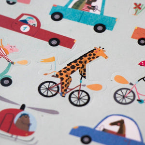 My City Stickers Set (150 removable Stickers), age 3+ - jiminy eco - toys
