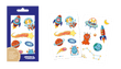Load image into Gallery viewer, Namaki Kids temporary Tattoos- Intergalactic Worlds - jiminy eco-toys