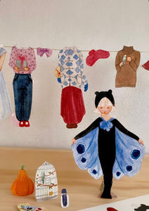 Paper Doll and Outfits - Ruth - jiminy eco - toys