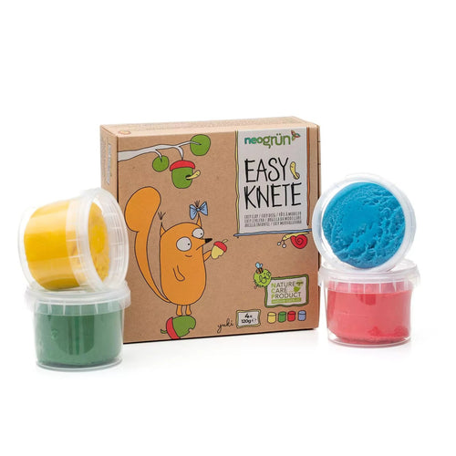 Play Dough - Box of 4 Pots - jiminy eco - toys
