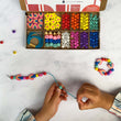 Load image into Gallery viewer, Rainbow and Flower Bracelet Making Kit - jiminy eco - toys