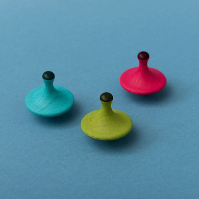 Raindrop Wooden Spinning Top - jiminy eco - toys