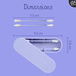 Load image into Gallery viewer, Reusable Swabs Set of 2 in Travel Case