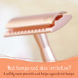 Load image into Gallery viewer, Safety Razor Stainless Steel + 20x Blades - Rose Gold