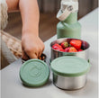 Load image into Gallery viewer, Set of 3 Stainless Steel Fruit and Snack Bowls- Green - jiminy eco-toys
