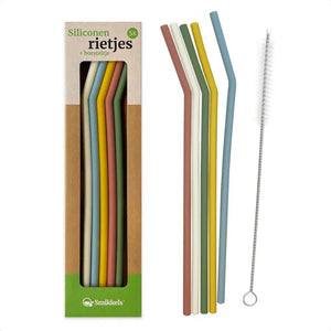 Silicone Straws - Multi Colours2 - jiminy eco - toys