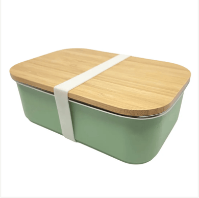 Stainless Steel Lunch Box - Green - jiminy eco - toys