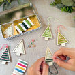 Load image into Gallery viewer, Stitched Christmas Tree Decoration Kit - Cotton Twist - jiminy eco - toys