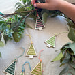 Load image into Gallery viewer, Stitched Christmas Tree Decoration Kit - Cotton Twist - jiminy eco - toys