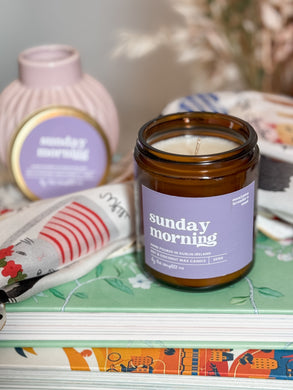 Sunday Morning Amber Jar Candle