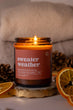 Load image into Gallery viewer, Sweater Weather Amber Jar Candle