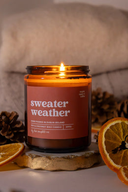 Sweater Weather Amber Jar Candle
