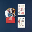 Load image into Gallery viewer, Tattoo Set &#39;Enchanted&#39; with 14 Spooky Tattoos for age 3+ - jiminy eco - toys